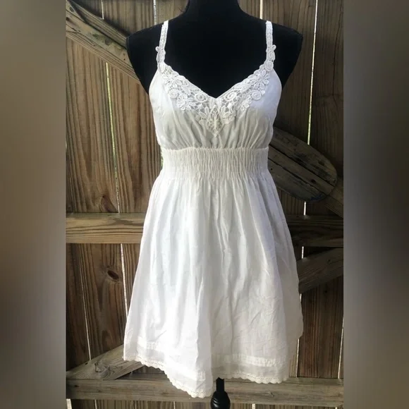 Calypso St. Barth Dresses | Calypso St Barth Flowy White Sleeveless Summer Dress Size S | Color: White | Size: S | Pm-54906279's Closet